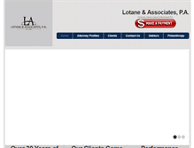 Tablet Screenshot of lotane.com